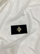 Természetes selyem tüll elefántcsont